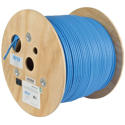 Câble PVC monobrin Cat6a 10G Tripp Lite par Eaton, bleu, 1000 pi N223-01K-BL