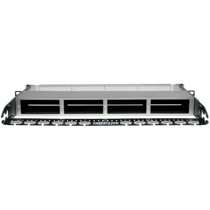 Panneau de boîtier en fibre de cuivre haute densité Tripp Lite, capacité de 4 cassettes 1U N484-01U