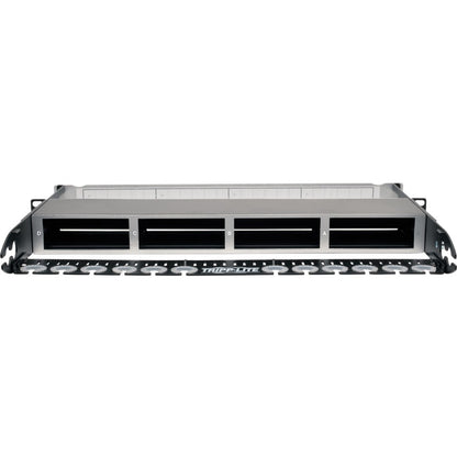 Panneau de boîtier en fibre de cuivre haute densité Tripp Lite, capacité de 4 cassettes 1U N484-01U