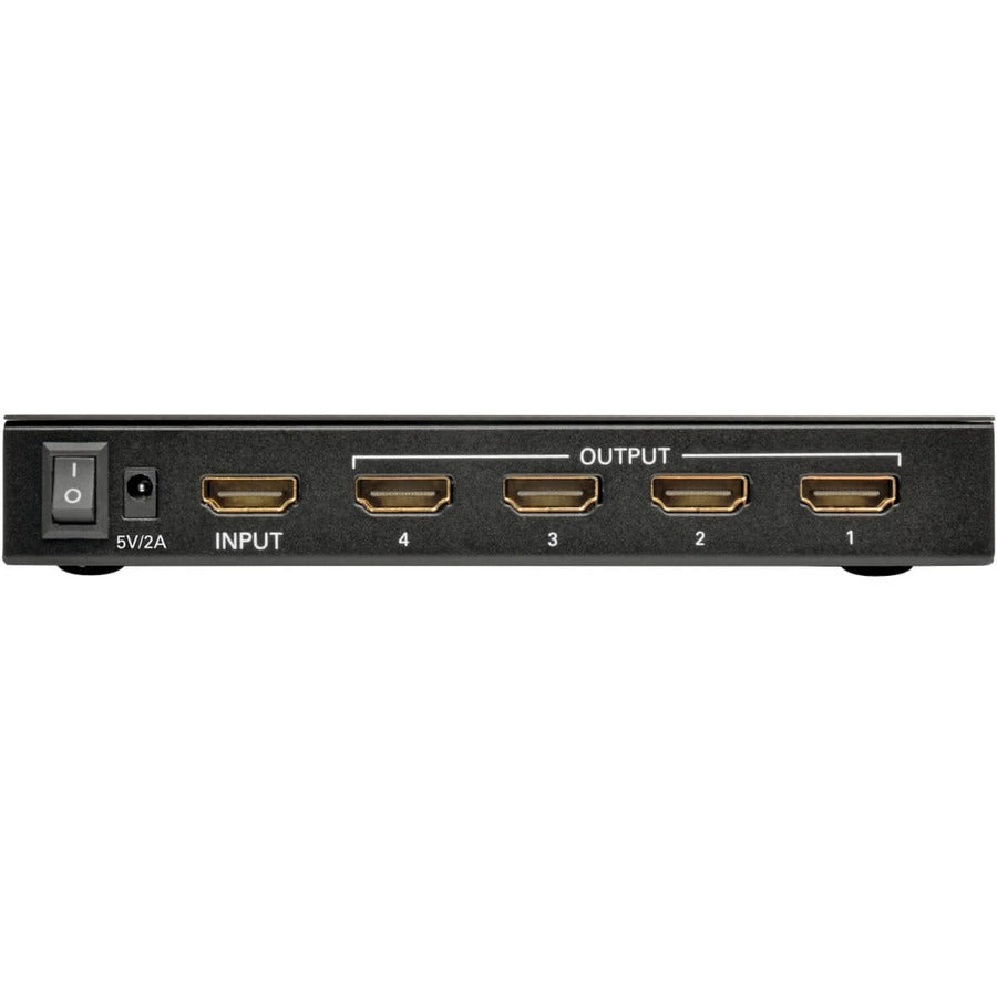Tripp Lite by Eaton 4-Port 4K HDMI Splitter for Ultra-HD (4Kx2K) Video and Audio - 3840x2160 B118-004-UHD