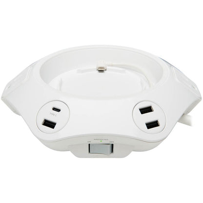 Tripp Lite by Eaton Protect It! TLP48USBCUFO 4-Outlet Surge Suppressor/Protector TLP48USBCUFO