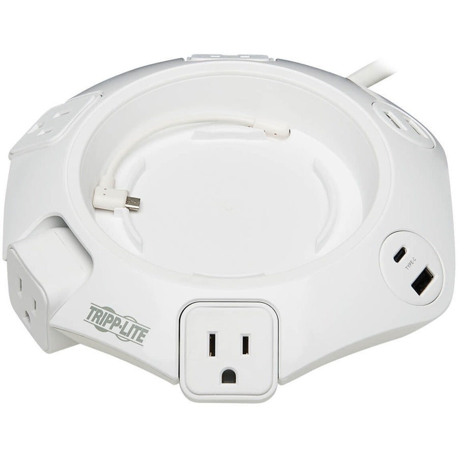 Tripp Lite by Eaton Protect It! TLP48USBCUFO 4-Outlet Surge Suppressor/Protector TLP48USBCUFO