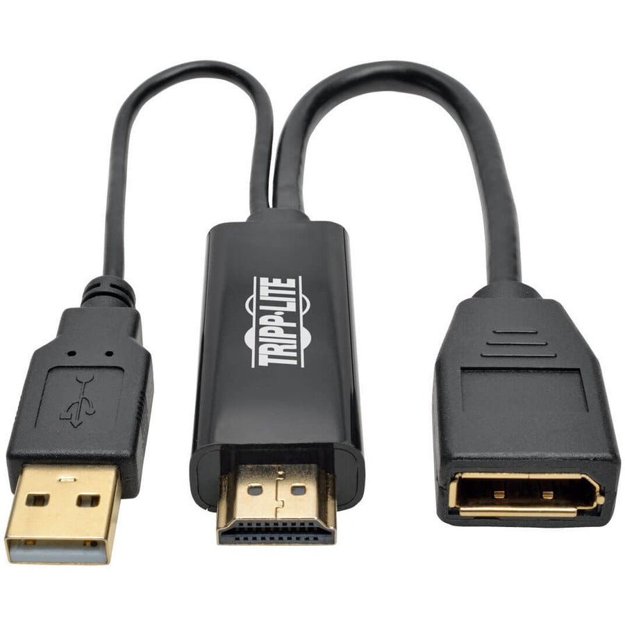 Convertisseur actif HDMI vers DisplayPort 4K (M/F) Tripp Lite par Eaton P130-06N-DP-V2 P130-06N-DP-V2