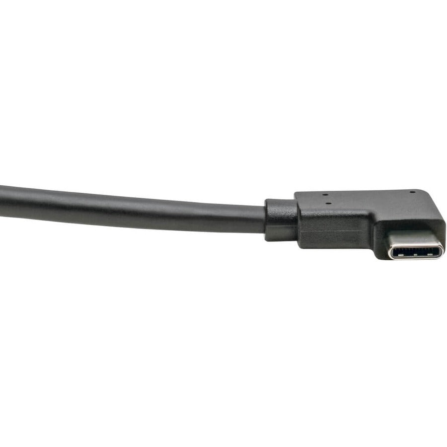 Câble USB-C vers USB-A à angle droit Tripp Lite par Eaton U428-003-CRA, M/M, 3 pi. U428-003-CRA