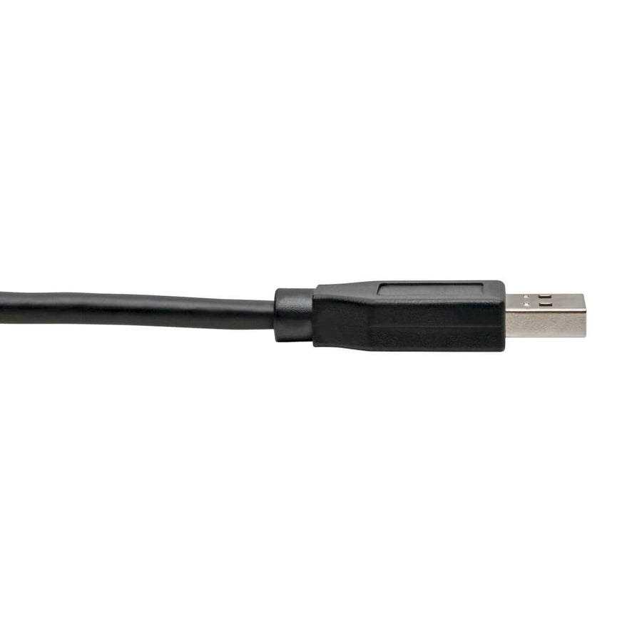 Câble USB-C vers USB-A à angle droit Tripp Lite par Eaton U428-003-CRA, M/M, 3 pi. U428-003-CRA