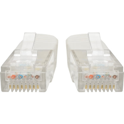 Câble de raccordement moulé Gigabit Cat6 Tripp Lite par Eaton (RJ45 M/M), blanc, 7 pi N200-007-WH