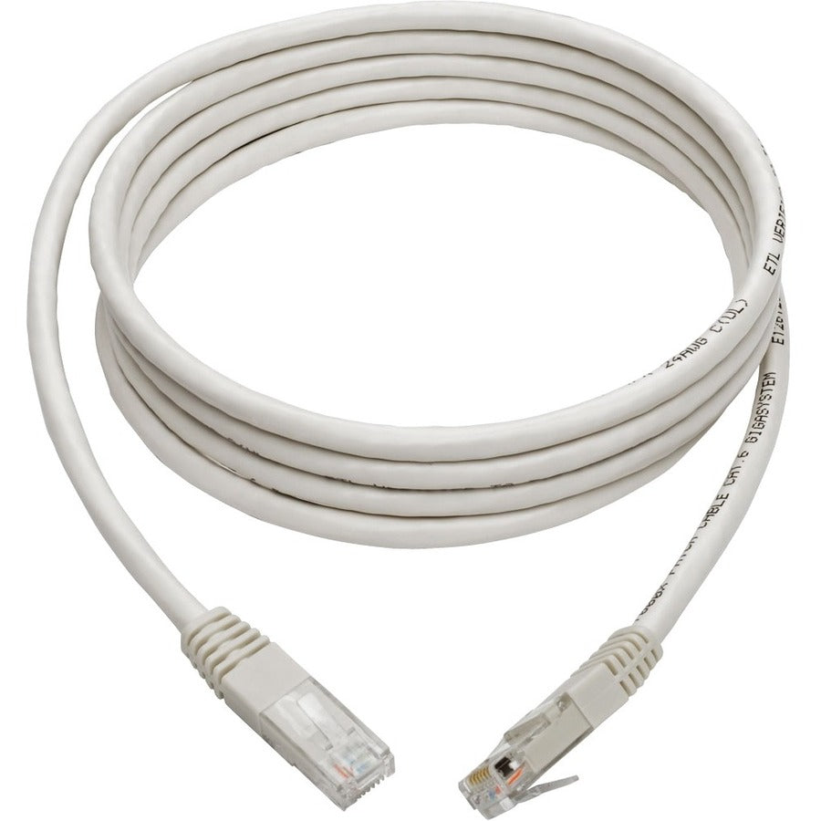 Câble de raccordement moulé Gigabit Cat6 Tripp Lite par Eaton (RJ45 M/M), blanc, 7 pi N200-007-WH