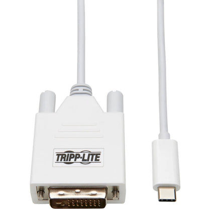Câble adaptateur USB-C vers DVI (M/M) Tripp Lite by Eaton U444-010-DE, blanc, 3 m (10 pi) U444-010-DE