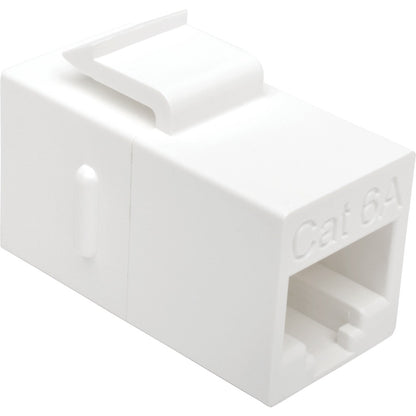 Coupleur modulaire enfichable en ligne Cat6a droit Tripp Lite par Eaton (RJ45 F/F) BHDBT-001-FF