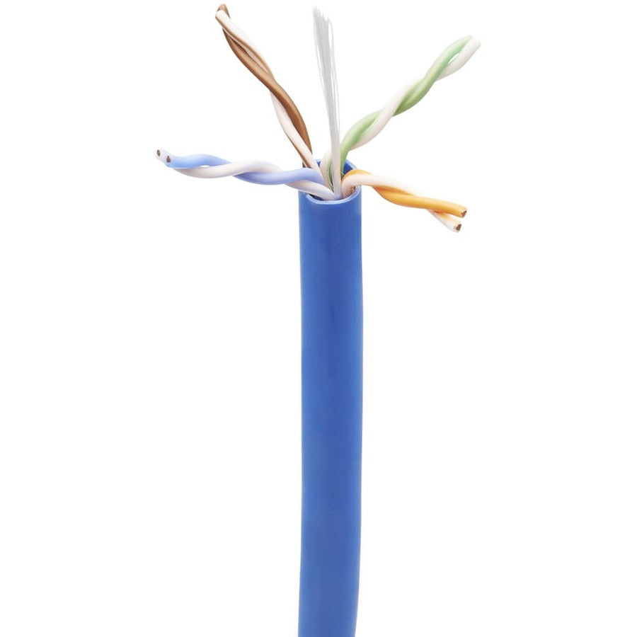 Câble Ethernet Cat6 Tripp Lite par Eaton - CMP-LP 0,5 A Plenum, bleu, 1000 pi. N224-01K-BL-LP5