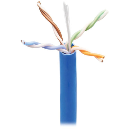 Câble Ethernet Cat6 Tripp Lite par Eaton - CMP-LP 0,5 A Plenum, bleu, 1000 pi. N224-01K-BL-LP5