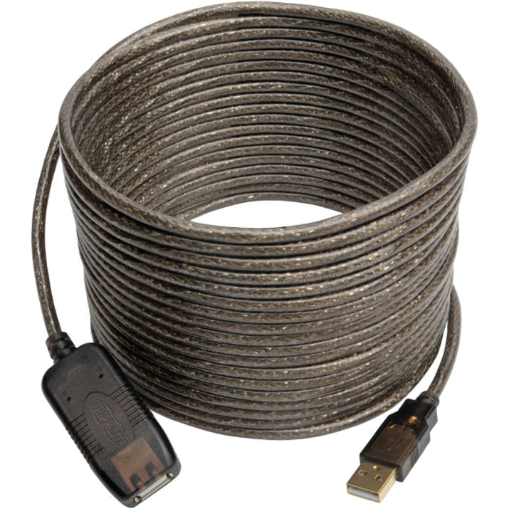 Câble d'extension actif USB 2.0 Tripp Lite par Eaton (USB-A M/F), 7,6 m (25 pi) U026-025
