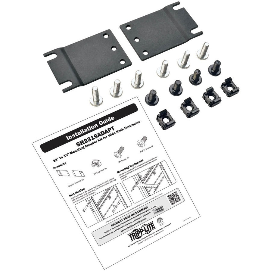 Kit d'adaptateur de montage pour rack Tripp Lite by Eaton SR2319ADAPT - Noir SR2319ADAPT