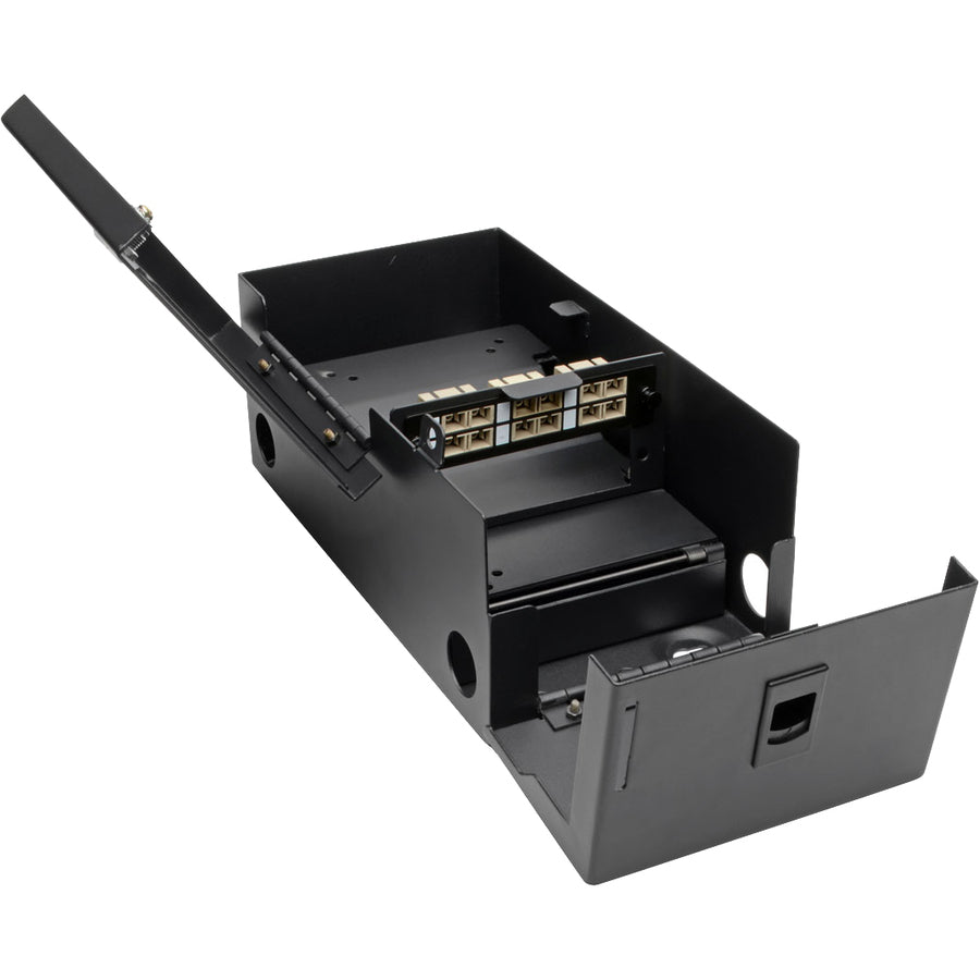 Tripp Lite by Eaton High-Density Fiber Adapter Panel (MMF/SMF), 6 SC Duplex Connectors, Black N492-06D-SC