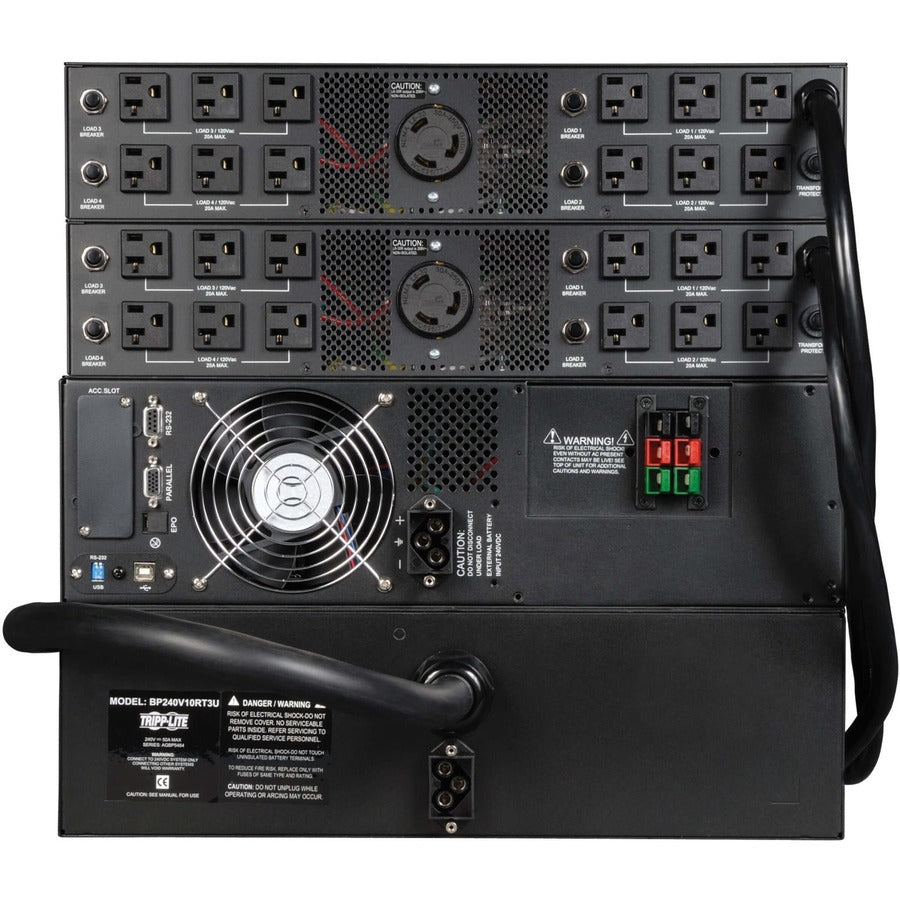 Tripp Lite SmartOnline 10000VA Rack-mountable/Tower UPS with Two Step-down Transformers SU10000RT3U2TF