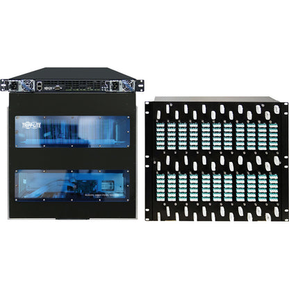 Système de panneau à fibre robotisé Tripp Lite par Eaton - 512 ports à fibre LC multimode, 10U NRFP-500MM-CP