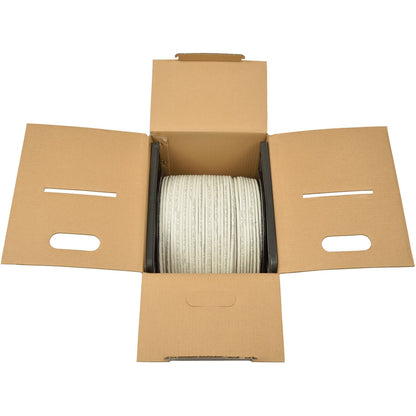Câble en PVC Cat6 Gigabit à âme pleine en vrac de Tripp Lite par Eaton, blanc, 1 000 pi N224-01K-WH