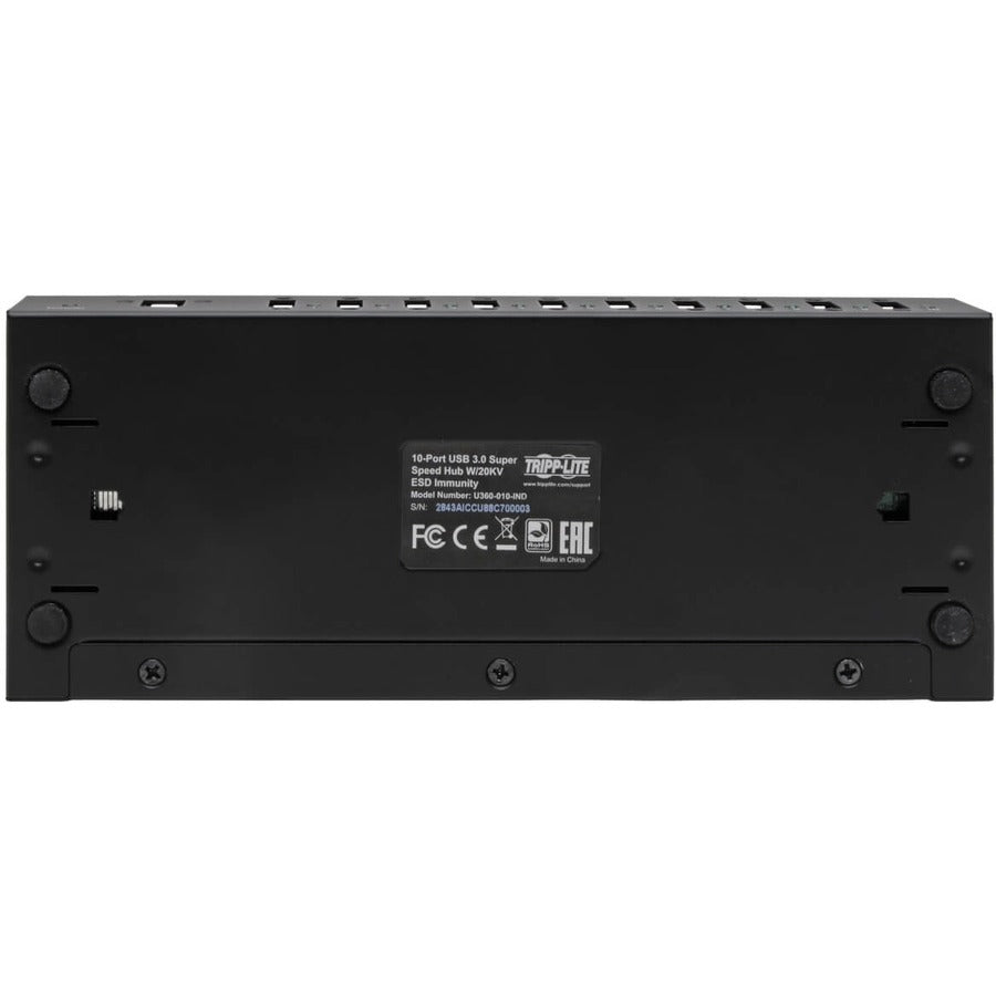 Tripp Lite by Eaton U360-010-IND 10-Port Industrial-Grade USB 3.0 SuperSpeed Hub U360-010-IND
