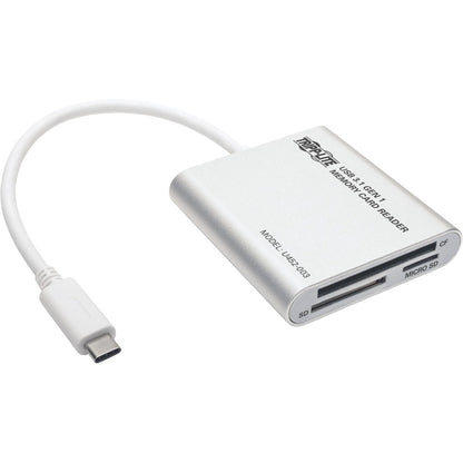 Tripp Lite by Eaton USB 3.1 Gen 1 Multi-Drive Smart-Card Flash-Memory Media Reader/Writer U452-003