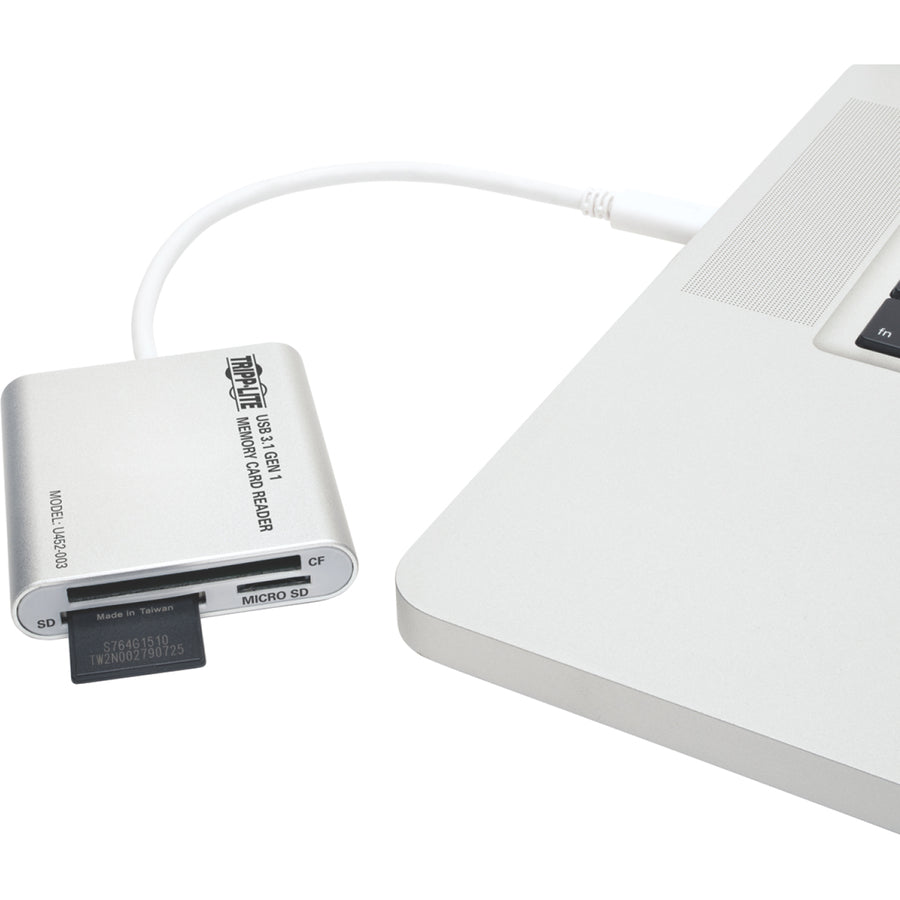 Tripp Lite by Eaton USB 3.1 Gen 1 Multi-Drive Smart-Card Flash-Memory Media Reader/Writer U452-003