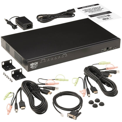 Commutateur KVM HDMI/USB à 8 ports Tripp Lite par Eaton B024-HU08, 1U B024-HU08