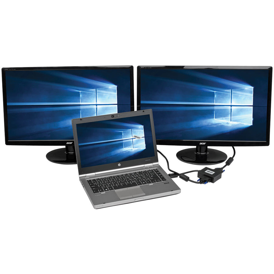 Hub DisplayPort 1.2 vers DVI à 2 ports Tripp Lite par Eaton B156-002-DVI-V2 MST B156-002-DVI-V2