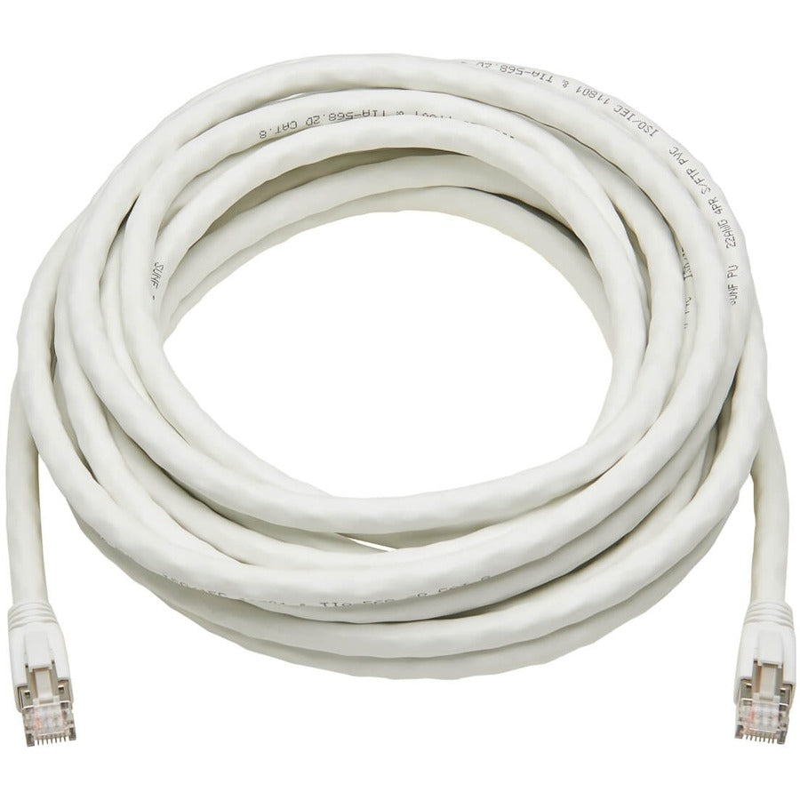Câble réseau patch Cat.8 Tripp Lite par Eaton N272-025-WH