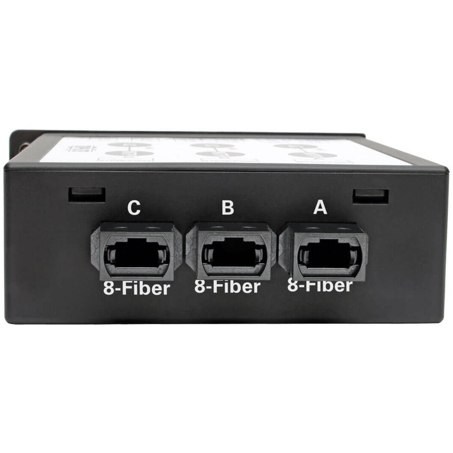 Cassette de dérivation pour fibre optique monomode 8,3/125 40/100 Gb à 10 Gb Tripp Lite par Eaton N484-3M8L12S N484-3M8L12S