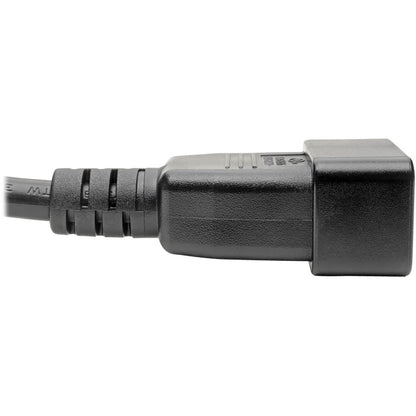 Câble d'extension de cordon d'alimentation Tripp Lite 6 pieds C19 à C20 robuste 20 A 12 AWG 6 pi P036-006