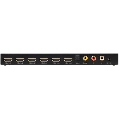 Commutateur/répartiteur matriciel HDMI 2x4 Tripp Lite par Eaton B118-2X4-4K-A B118-2X4-4K-A