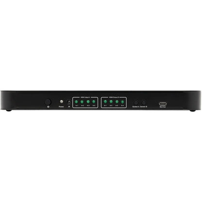 Commutateur/répartiteur matriciel HDMI 2x4 Tripp Lite par Eaton B118-2X4-4K-A B118-2X4-4K-A