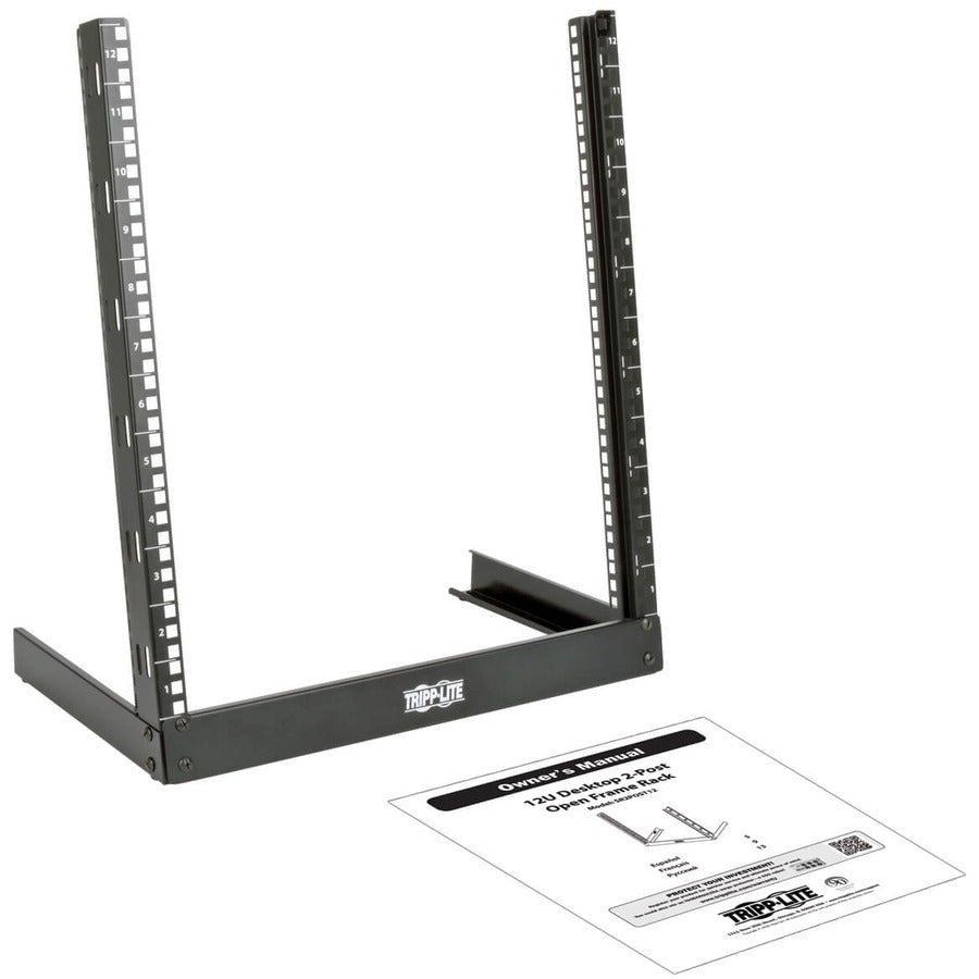 Rack de bureau à cadre ouvert à 2 montants 12U Tripp Lite by Eaton SmartRack SR2POST12