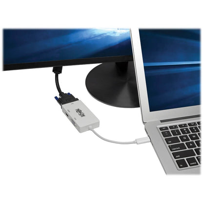 Adaptateur convertisseur tout-en-un USB-C vers HDMI/DVI/VGA Tripp Lite par Eaton U444-06N-HDV4K, 6 pouces U444-06N-HDV4K