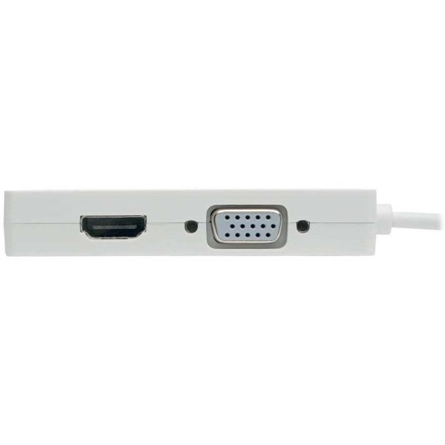 Adaptateur convertisseur tout-en-un USB-C vers HDMI/DVI/VGA Tripp Lite par Eaton U444-06N-HDV4K, 6 pouces U444-06N-HDV4K