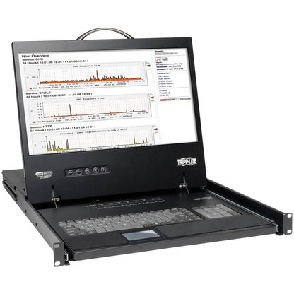 Commutateur KVM de console VGA 16 ports 19" Tripp Lite NetController - Boîtier en acier B040-016-19