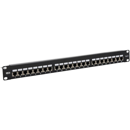Panneau de brassage Cat6 24 ports Tripp Lite par Eaton N252-024-SH-K, 1U N252-024-SH-K