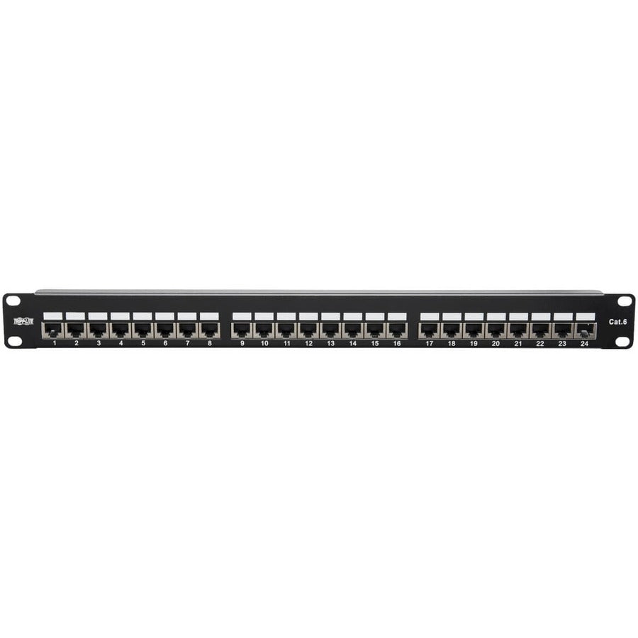 Panneau de brassage Cat6 24 ports Tripp Lite par Eaton N252-024-SH-K, 1U N252-024-SH-K