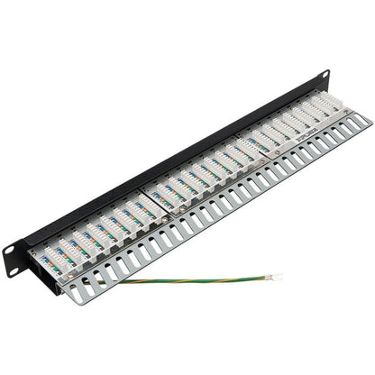 Panneau de brassage Cat6 24 ports Tripp Lite par Eaton N252-024-SH-K, 1U N252-024-SH-K