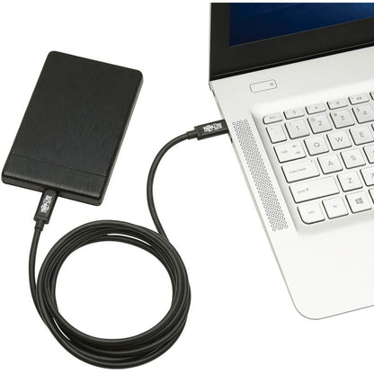 Câble Thunderbolt 3 Tripp Lite par Eaton, M/M, 1,5 m, noir MTB3-01M5-5A-B
