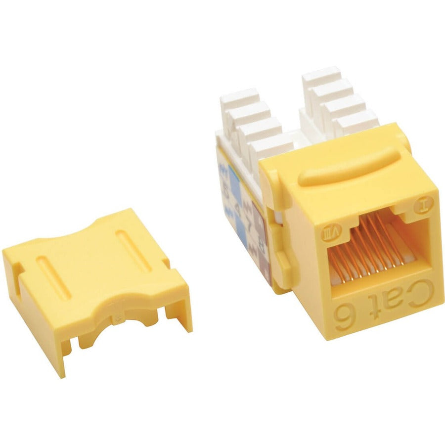 Prise Keystone Cat6 110 à perforation vers le bas Tripp Lite par Eaton N238-001-YW N238-001-YW