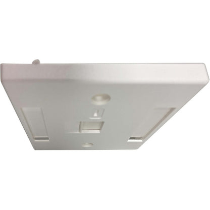 Tripp Lite by Eaton 1-Port UK-Style Keystone Wall Plate, Unloaded Shuttered Module, Icon Tab, White N042U-W01-ST