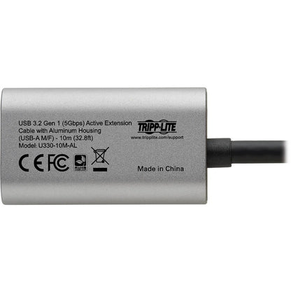 Tripp Lite by Eaton U330-10M-AL USB 3.2 Gen 1 Active Extension Repeater Cable (M/F), 10 m (32.8 ft.) U330-10M-AL