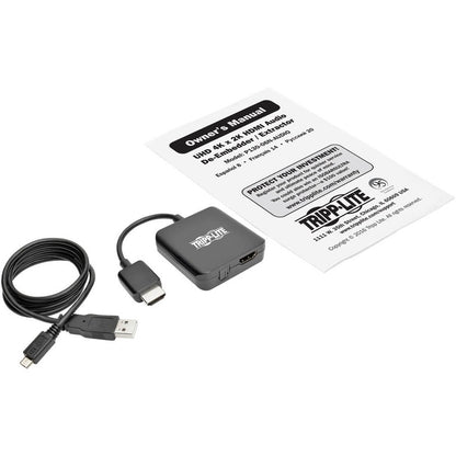 Tripp Lite par Eaton P130-06N-AUDIO Extracteur/désembeddeur audio HDMI UHD 4K x 2K P130-06N-AUDIO