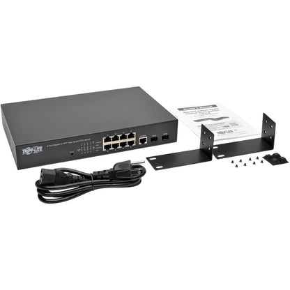Tripp Lite by Eaton NGS8C2POE 8-Port Gigabit L2 Web-Smart Managed PoE+ Network Switch NGS8C2POE
