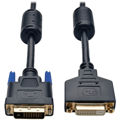 Câble d'extension de moniteur numérique TMDS DVI Dual Link Tripp Lite 10 pieds DVI-D M/F 10' P562-010