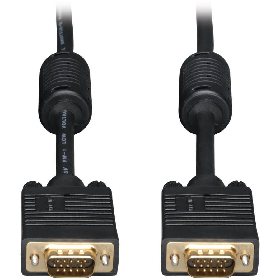 Câble coaxial VGA pour moniteur Tripp Lite 40 pieds avec RVB haute résolution HD15 M/M 40' P502-040