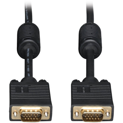 Câble coaxial VGA pour moniteur Tripp Lite 40 pieds avec RVB haute résolution HD15 M/M 40' P502-040