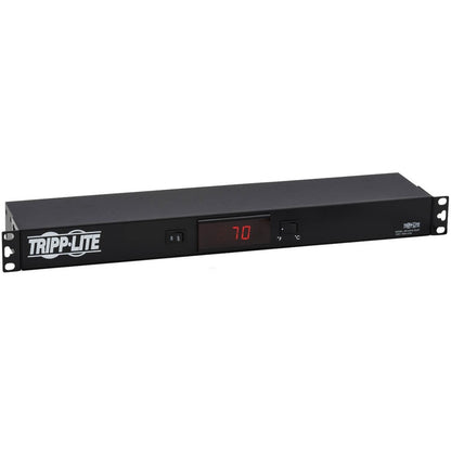 Tripp Lite by Eaton 1U Digital Temperature Sensor, Blanking Panel, LCD SR1UPNLTEMP