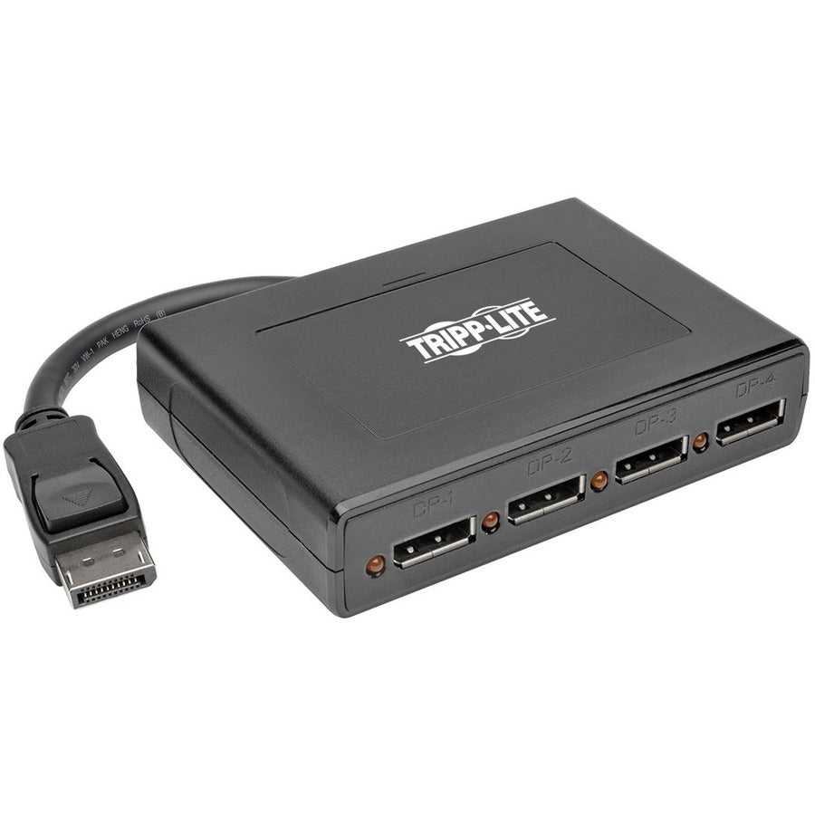 Hub de transport multiflux (MST) DisplayPort 1.2 à 4 ports Tripp Lite par Eaton, 3840 x 2160 (4K x 2K) UHD B156-004-V2