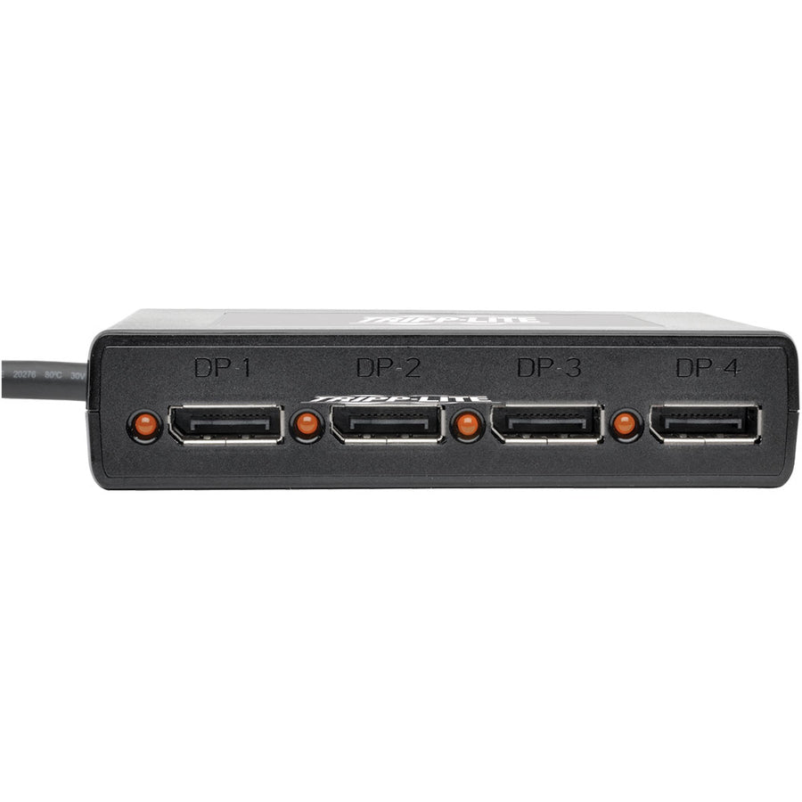 Hub de transport multiflux (MST) DisplayPort 1.2 à 4 ports Tripp Lite par Eaton, 3840 x 2160 (4K x 2K) UHD B156-004-V2